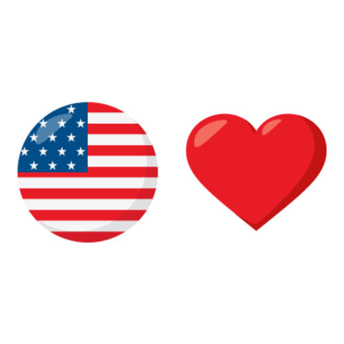 🇺🇸❤ Emoji Domain EmojiOne rendering